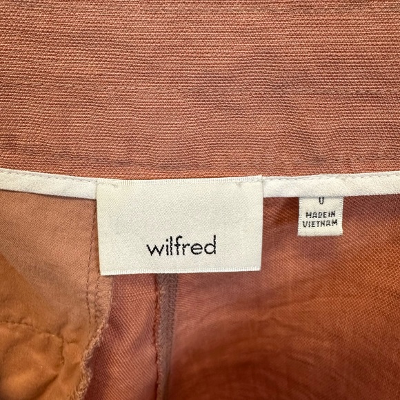 Aritzia | Wilfred | Allegra Linen Blend Short Size 0 *Missing Drawstring* - Picture 8 of 13